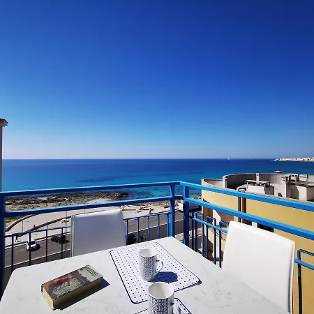 Apartamento Lido Piccolo Vista Mare Con Garage - Apulia